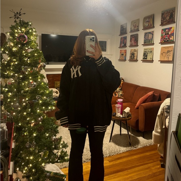 JH Design Yankees Stadium Jacket Yankees Size XL reversable - Picture 4 of 11